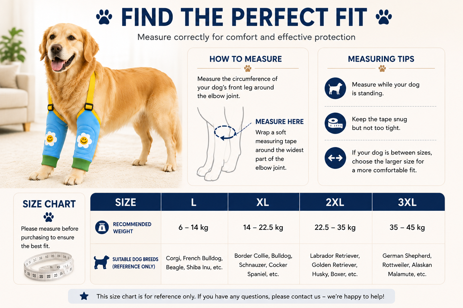 Adjustable Dog Elbow Protectors – Cushioned Joint Sleeves