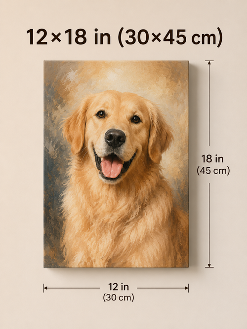 🐾 Personalized Pet Portrait Canvas