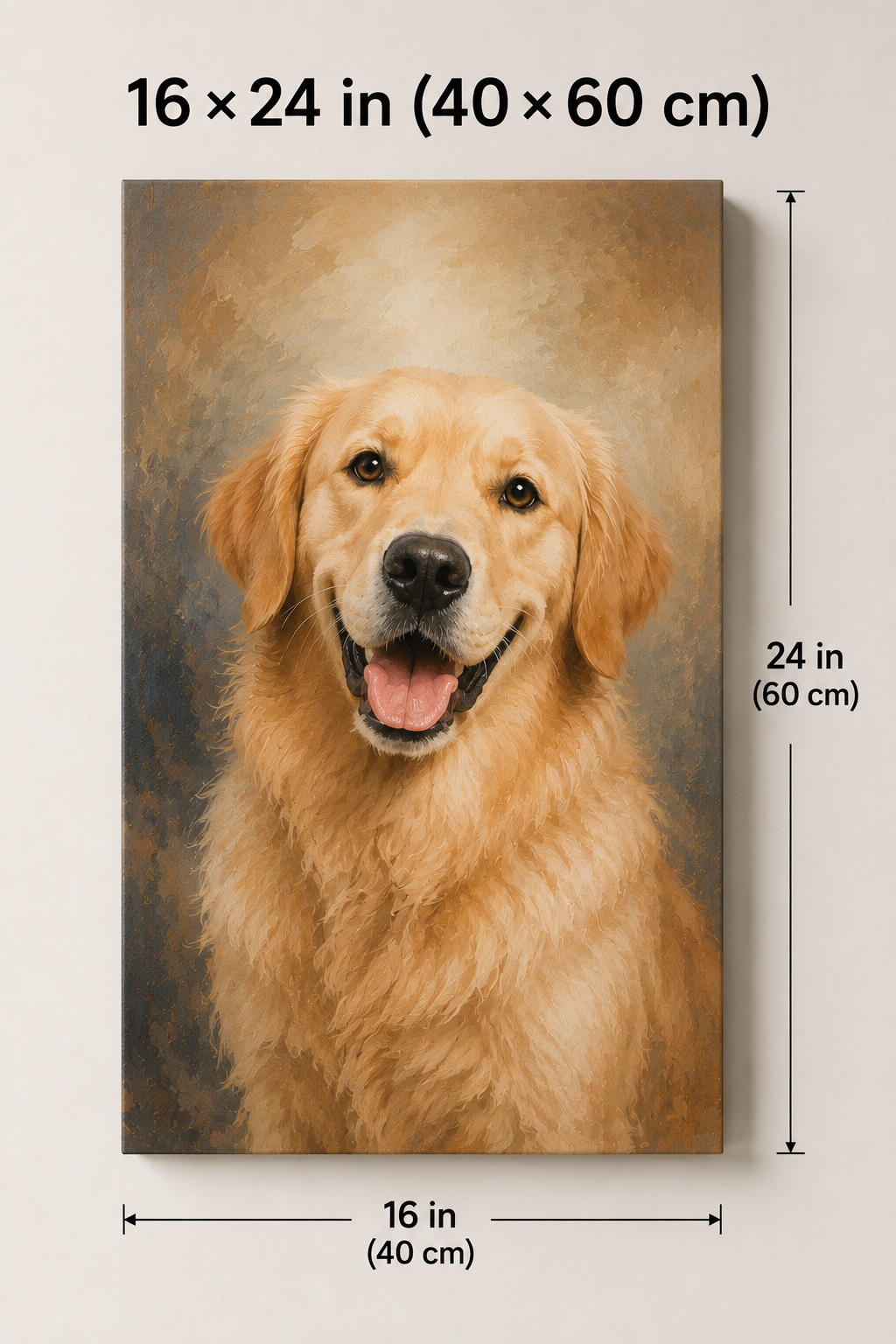 🐾 Personalized Pet Portrait Canvas