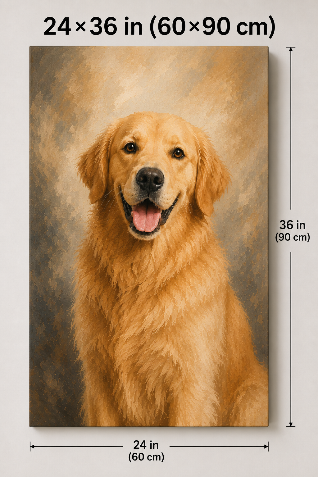 🐾 Personalized Pet Portrait Canvas