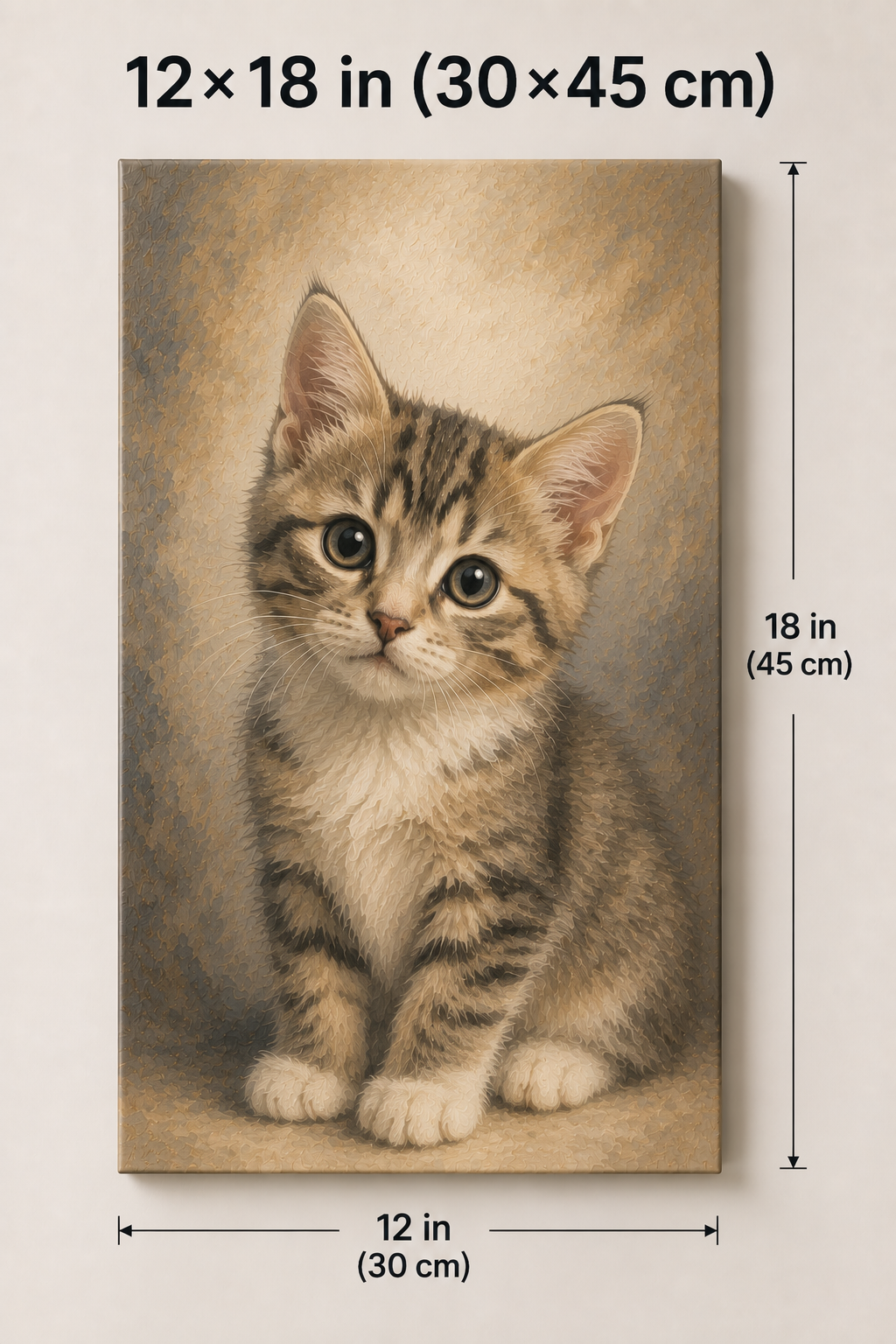 🐾 Personalized Pet Portrait Canvas