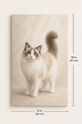 🐾 Personalized Pet Portrait Canvas