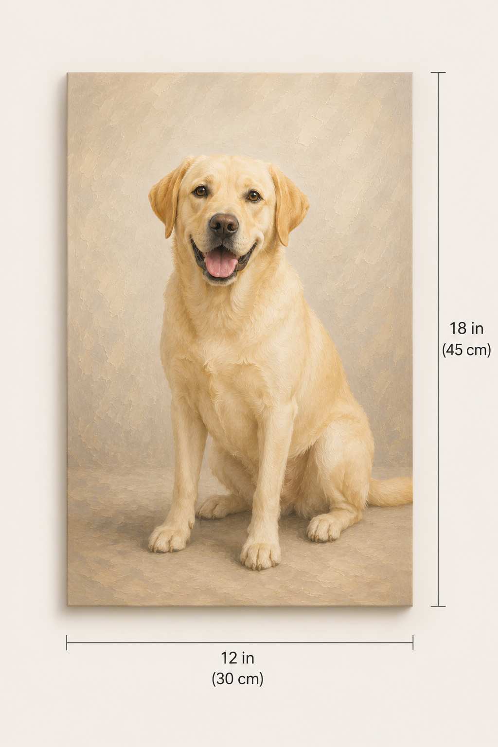 🐾 Personalized Pet Portrait Canvas