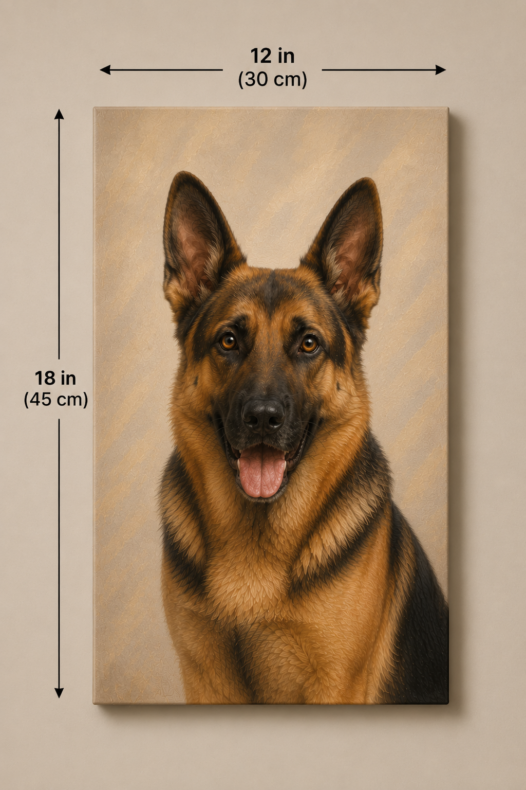 🐾 Personalized Pet Portrait Canvas