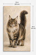 🐾 Personalized Pet Portrait Canvas
