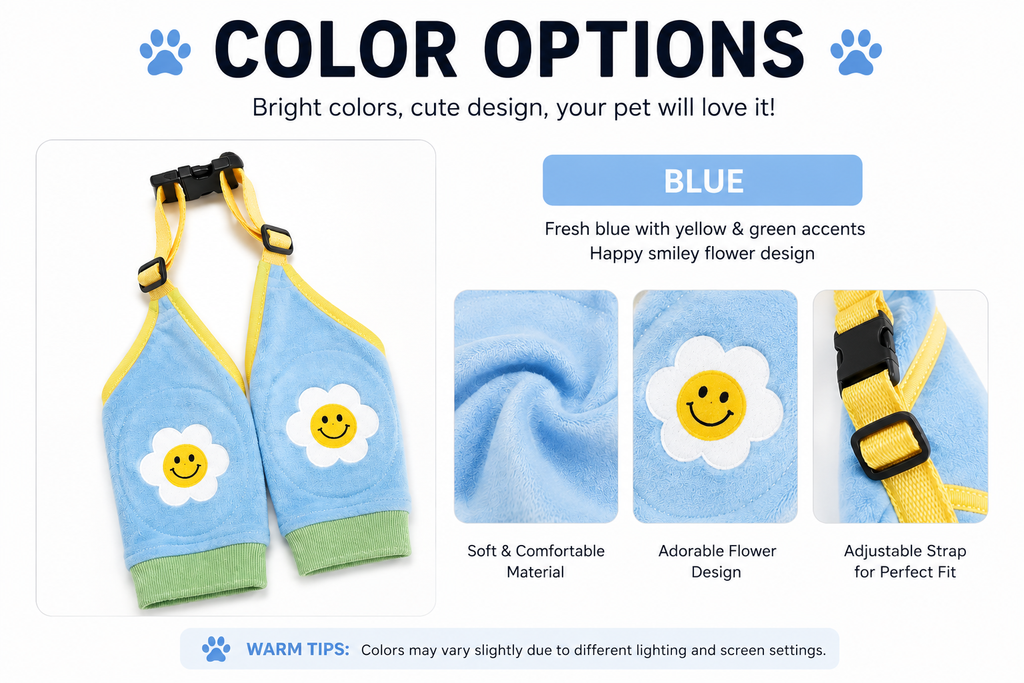 Adjustable Dog Elbow Protectors – Cushioned Joint Sleeves